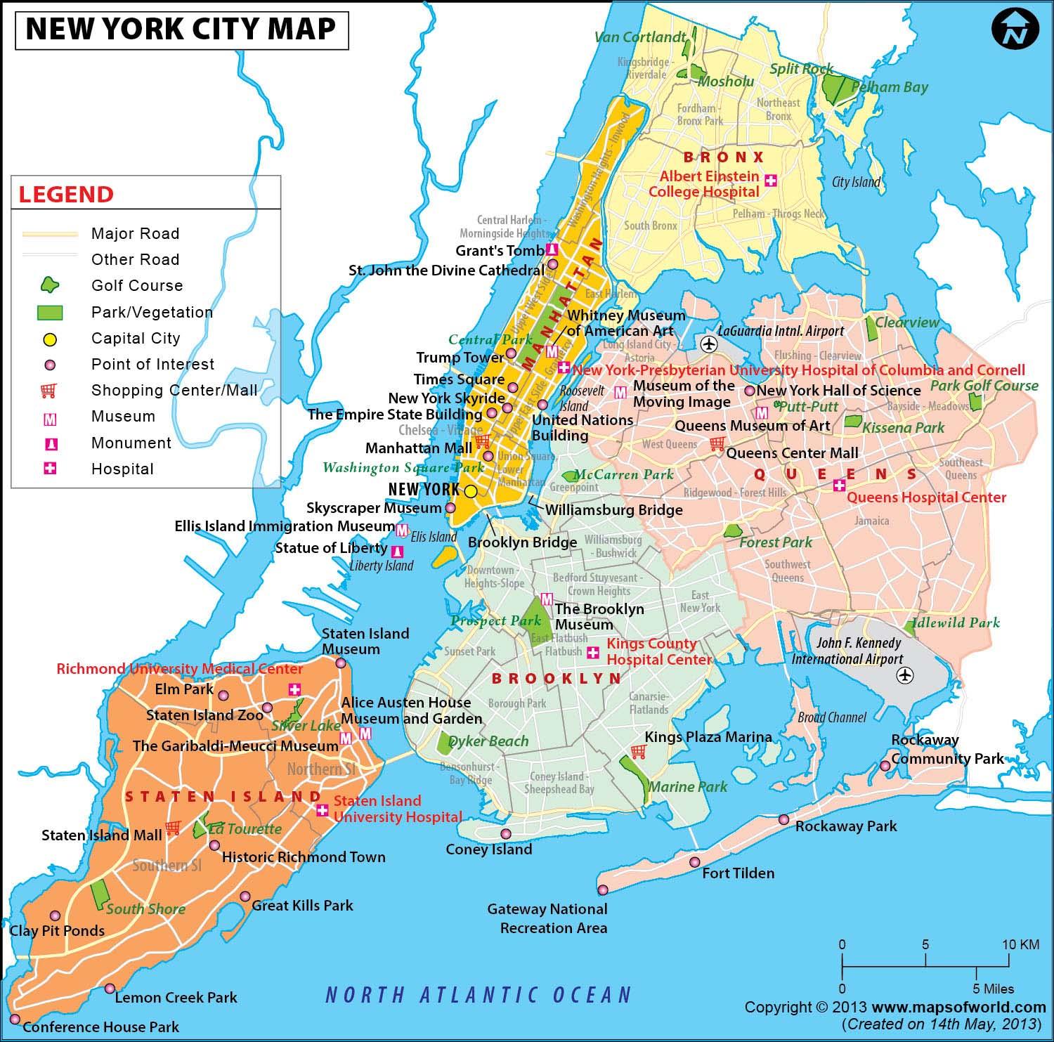 Karta över New York | Karta 2020