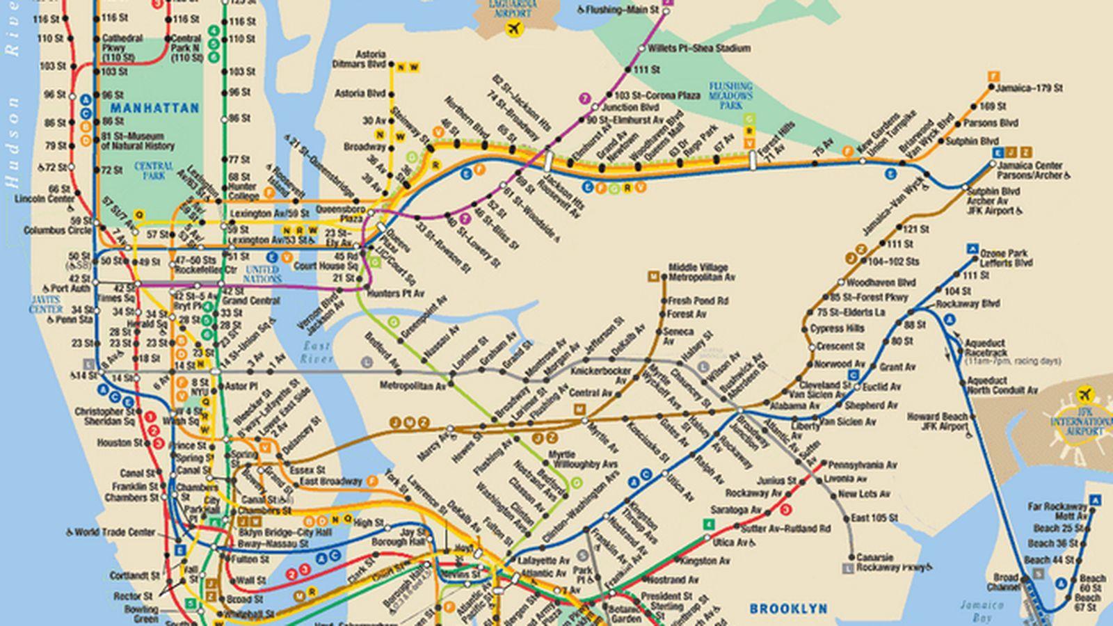 Tunnelbana Karta New York | Karta 2020
